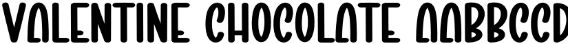 Valentine Chocolate font download