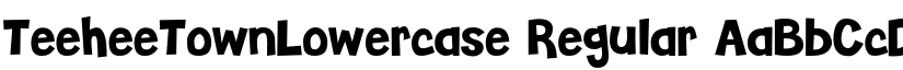 TeeheeTownLowercase font download