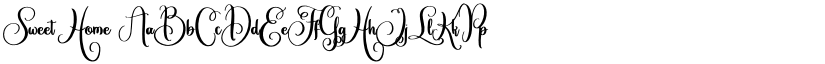 Sweet Home font
