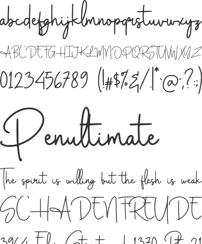 Andalus ads font preview