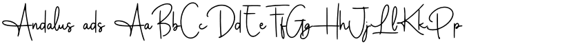 Andalus ads font