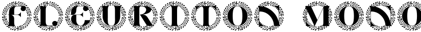 Fleuriton Monogram font
