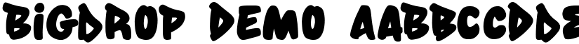 Bigdrop Demo font