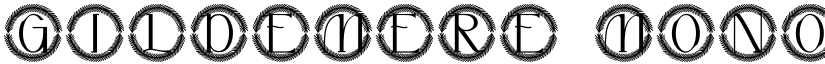 Gildemere Monogram font