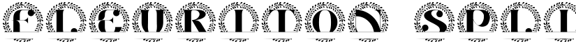 Fleuriton Split Monogram font