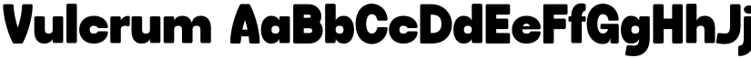 Vulcrum font