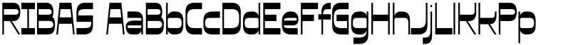 RIBAS font
