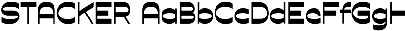 STACKER font