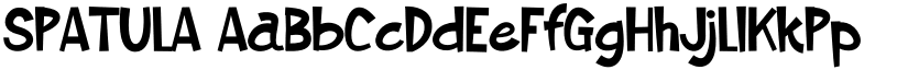 SPATULA font