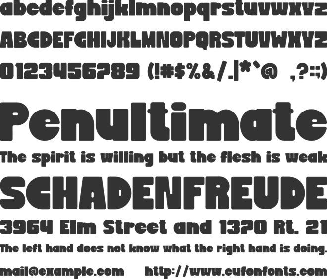 GEMBIRA font preview