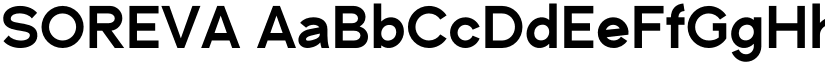 SOREVA font