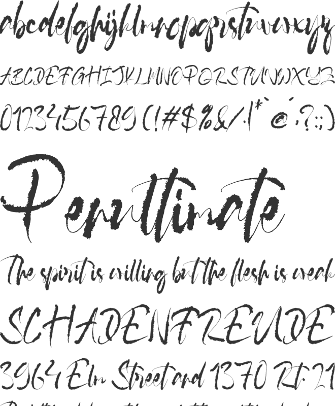 Sulkatta Rather font preview