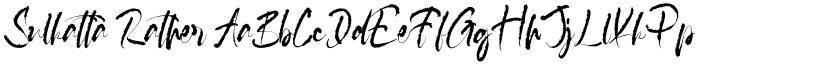 Sulkatta Rather font