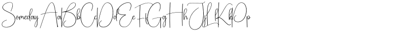 Someday font
