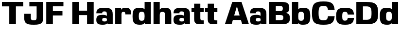 TJF Hardhatt font