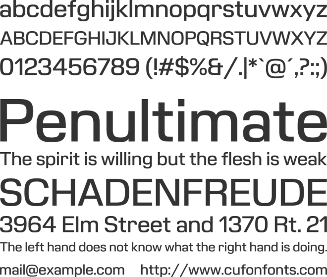 TJF Hardhatt font preview