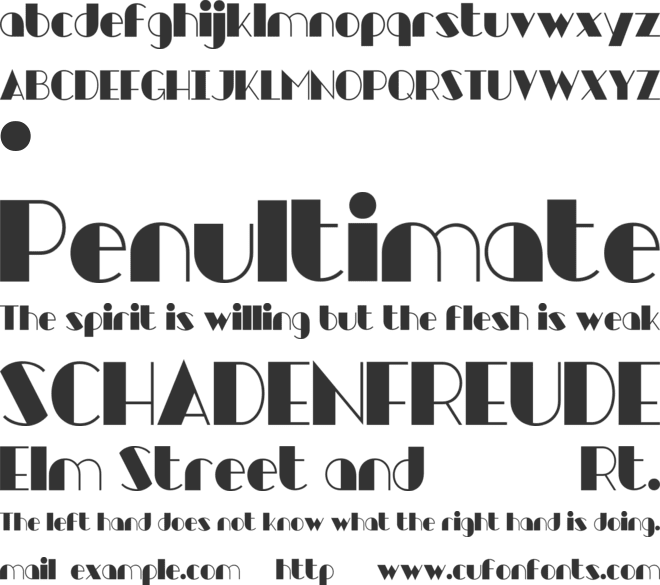 VARCHA font preview