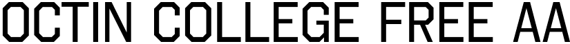 Octin College Free font