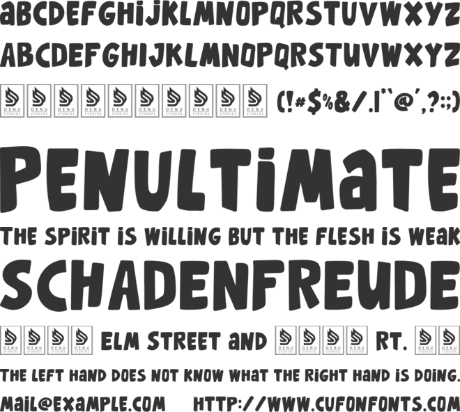 Wubbo Jumble font preview