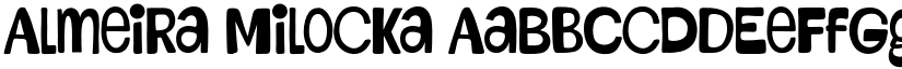 Almeira Milocka font download