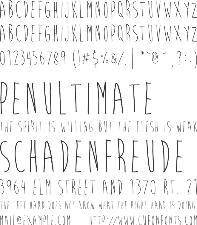 Brain Flower font preview