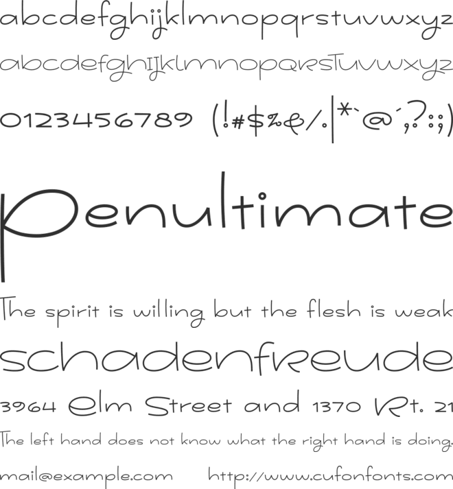 Youthing October Fourteen font preview