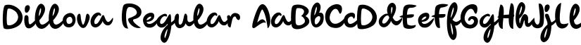 Dillova Regular font