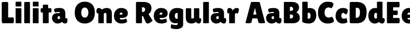 Lilita One Regular font
