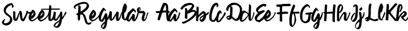 Sweety Regular font