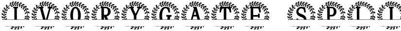 Ivorygate Split Monogram font