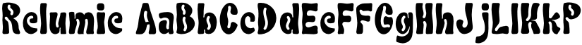 Relumie font download