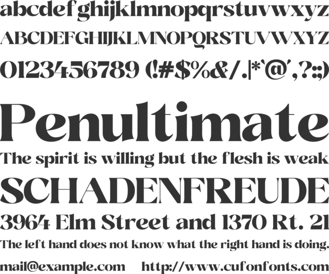 DKS Almine - Personal Use font preview