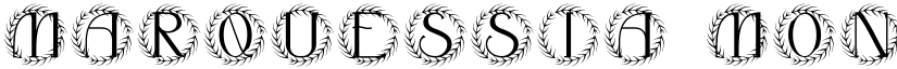 Marquessia Monogram font