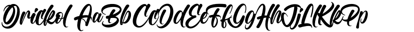 Orickol font