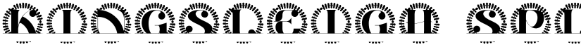 Kingsleigh Split Monogram font