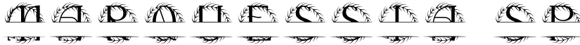 Marquessia Split Monogram font