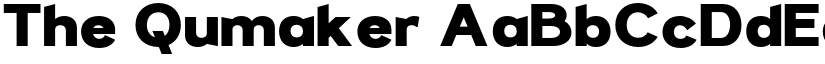 The Qumaker font download
