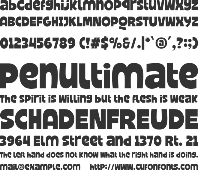 Kollins Personal Use font preview