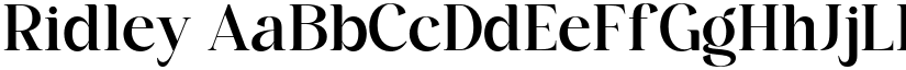 Ridley font download