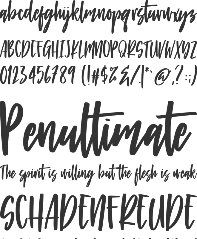 Austrian Farmhouse font preview