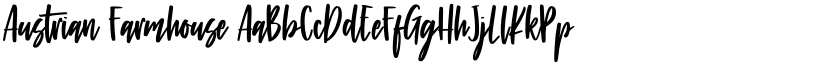 Austrian Farmhouse font