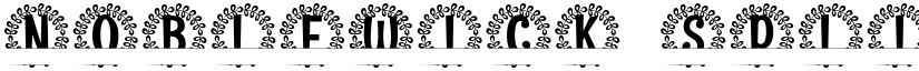 Noblewick Split Monogram font