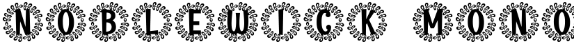 Noblewick Monogram font download