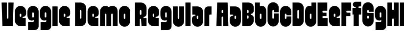 Veggie Demo Regular font