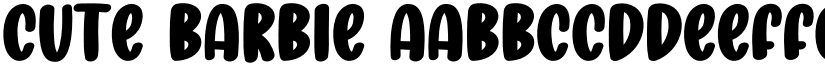 Cute Barbie font