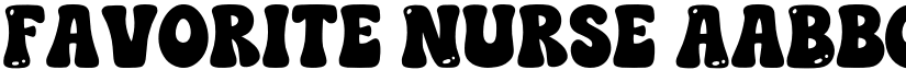 Favorite Nurse font