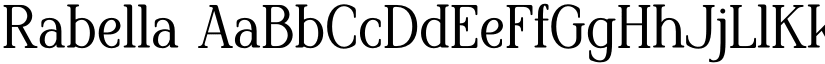 Rabella font