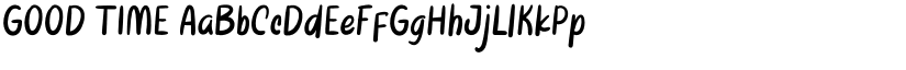 GOOD TIME font download