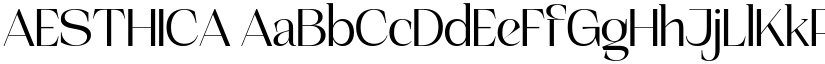 AESTHICA font