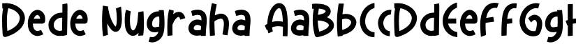 Dede Nugraha font download